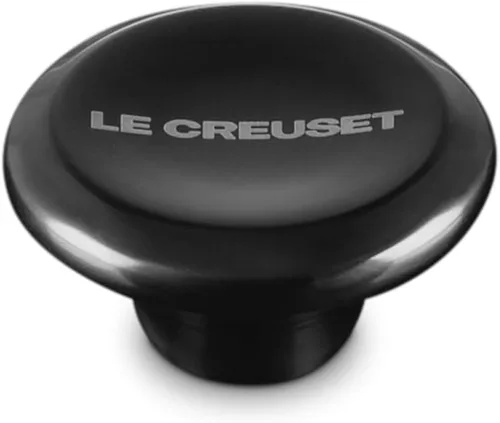 Vista 14 de Le Creuset Perilla Mediana Signature, Níquel Negro