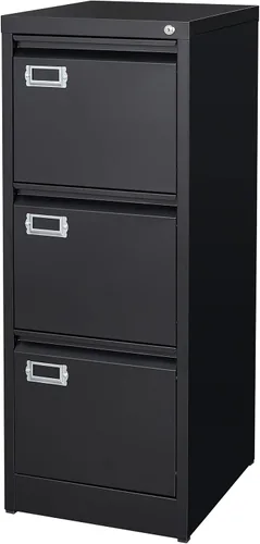 Vista 16 de BYNSOE - Archivador de 2 cajones con cerradura, archivador vertical de metal con ruedas, archivador móvil para oficina, hogar