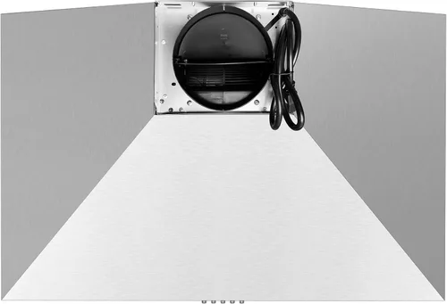 Vista 7 de COSMO COS-63024P - Campana extractora de montaje en pared con conductos de 250 CFM de 30 pulgadas, control de botón, luces LED, filtros de malla