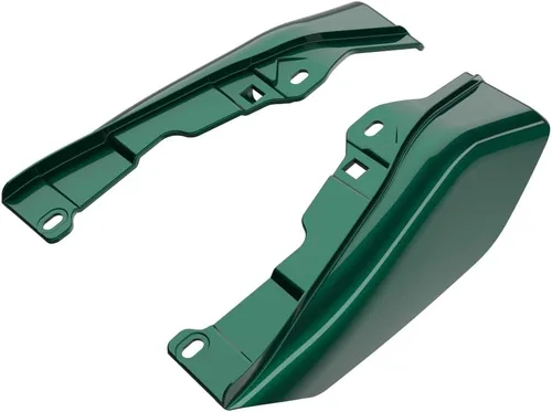 Vista 3 de Advanblack Deflectores de aire de marco medio compatibles con Harley Touring Street Glide, Road King, Electra Glide, 2009-2024 (verde alpino)