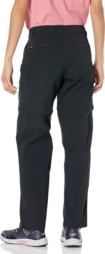 Vista 2 de Tienda Essentials Pantalones de senderismo al aire libre con cremallera tejida elástica para mujer