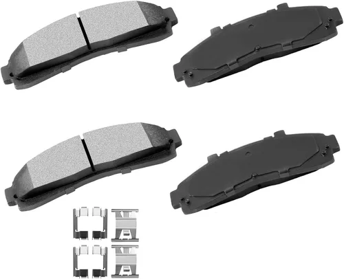 Vista 21 de cciyu - Juego de pastillas de freno de cerámica profesionales delanteras - Para Geo Prizm (1993-1997), Toyota Camry (1992-2001), Celica (1994-1997)