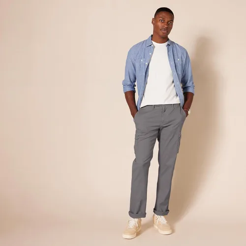 Vista 4 de Amazon Essentials - Pantalones cargo elásticos de corte recto para hombre (disponibles en tallas grandes y altas)