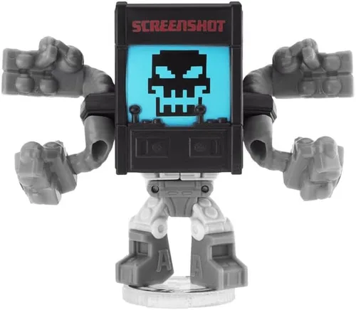 Vista 3 de Legends of Akedo Powerstorm Battle Giant Screenshot 2.0 Mini figura de acción de batalla con armadura de doble golpe Listo, lucha, golpe dividido.