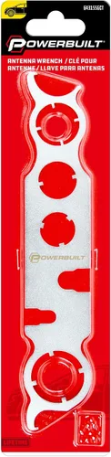 Vista 6 de Powerbuilt Llave de antena 2 en 1 – Tuerca bisel de antena de varios tamaños y herramienta de extracción de mástil para automóviles, se adapta a