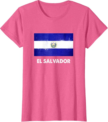 Vista 57 de Camiseta de la bandera de El Salvador Camiseta salvadoreña