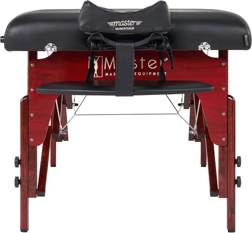 Vista 5 de Master Massage Montclair Pro - Mesa de masaje portátil de 31 pulgadas, amortiguación de espuma viscoelástica, paneles de Reiki, liberación de cable