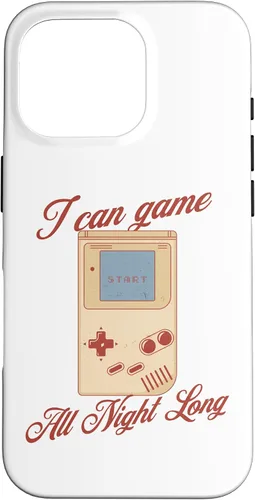 Vista 20 de I Can Game All Night Long Retro Handheld Gamer Case for iPhone 16