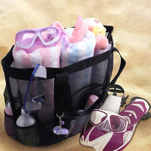 Vista 3 de Bolso de viaje para la playa con zíper, para mujer, plegable, impermeable, para la noche