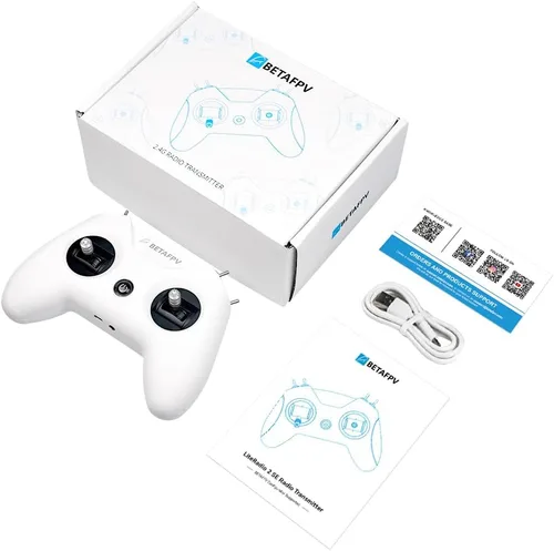 Vista 7 de BETAFPV Frsky D16 LiteRadio 2 SE Control remoto de radio, compatible con BETAFPV Configurator V2, actualización de firmware, simulador FPV, carga