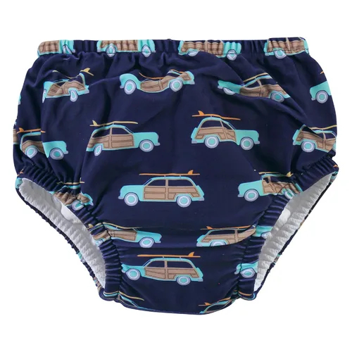 Vista 3 de Hudson Baby Pañales de natación unisex para bebé, palmeras, 12-18 meses