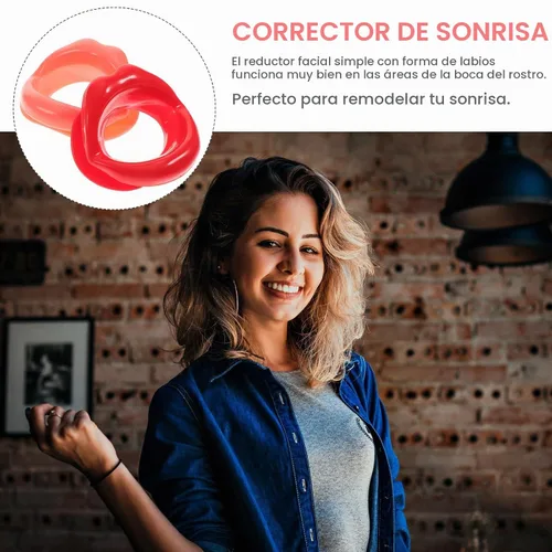 Vista 8 de ARTIBETTER 4 piezas de silicona más delgada para la cara, moldeador de labios, entrenador de sonrisa, tensador bucal para ejercicio muscular facial