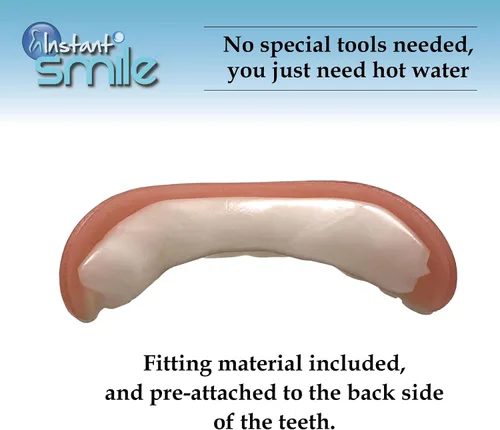 Vista 7 de Instant Sonrisa Comfort Flex, nuevo. Talla única. Arregla tu sonrisa en casa en cuestión de minutos. 5 Minutos adulto Makeover, Upper revestimiento