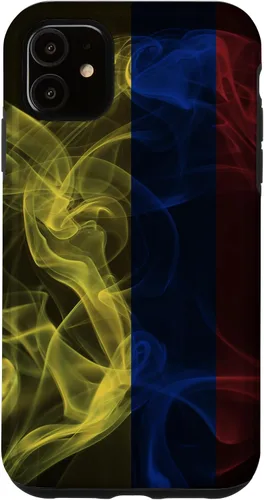 Vista 8 de Smoky Colombia Flag - Funda de orgullo colombiano para iPhone 17
