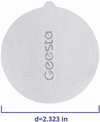 Vista 3 de Geesta 120 tapas de papel de aluminio para cápsulas Nespresso Vertuo Reutilizable, fácil de aplicar, sello hermético, compatible con Vertuolina