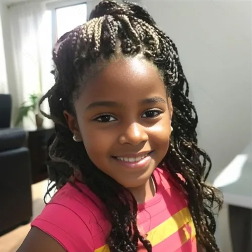Vista 13 de Trenzas de caja Goddess de 150 hebras, cabello rizado de 8 pulgadas, trenzas de ganchillo pretrenzadas, trenzas de ganchillo pretrenzadas, trenzas