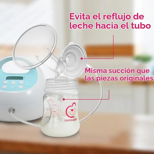 Vista 4 de Nenesupply Protector de reflujo compatible con extractor de leche Spectra S2 S1 Reemplazar las piezas de la bomba Spectra Protector de reflujo
