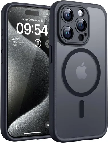 Vista 270 de TOCOL Funda para iPhone 11, compatible con Magsafe, protección completa de cámara, imanes integrados, protección contra caídas, funda translúcida