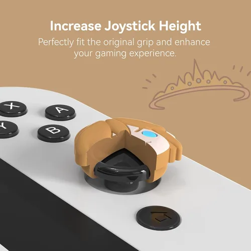 Vista 3 de Joycon - Tapas de silicona luminosas para agarre de pulgar compatibles con Nintendo Switch Zelda, funda de silicona suave para Nintendo