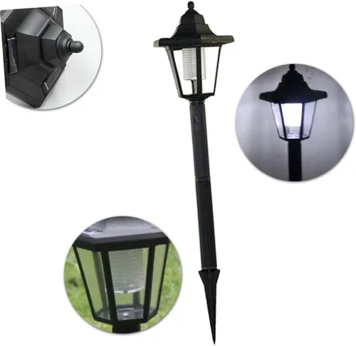 Vista 4 de Angoily Lar - Luces LED para pasarelas, paquete de 2 luces solares para jardín al aire libre, patio, patio impermeable