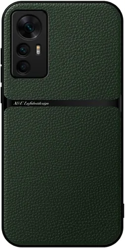 Vista 10 de Kepuch Silklike Case para Xiaomi 12 - Cubierta de parachoques Placa de metal incorporada para Xiaomi 12 - Negro