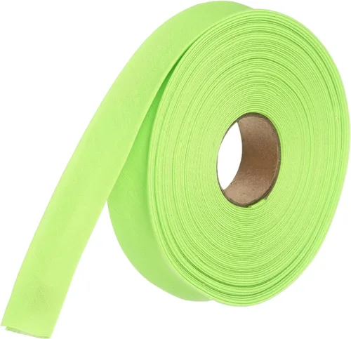 Vista 46 de MECCANIXITY Cinta al bies de doble pliegue de 1 pulgada, cinta al bies de poliéster continua a granel para coser, costura, acolchado, dobladillo