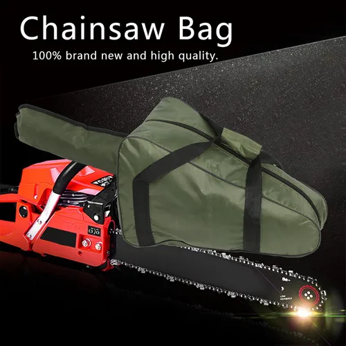 Vista 4 de Estuche para motosierra, bolsa de transporte para motosierra, protección portátil, impermeable, bolsa de transporte, accesorios para motosierra