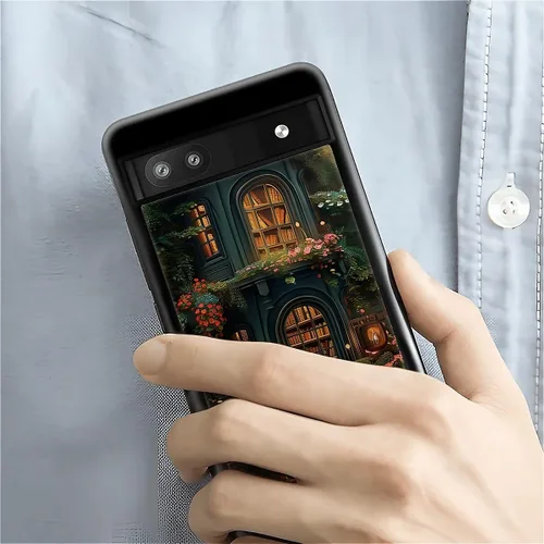 Vista 49 de Compatible con Google Pixel 4A 5G Mobile Case Creative Acrylic Panel trasero Silicona Protección Grip especialmente diseñado para Google Pixel 4A 5G