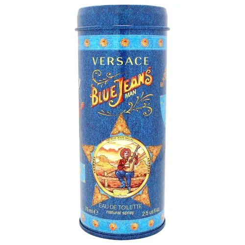 Vista 5 de Blue Jeans de Gianni Versace para hombre, Eau de Toilette en espray, 2.5 onzas
