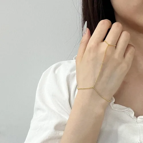Vista 104 de Pulsera de plata de ley 925 para mujer, pulsera de mano para mujer, pulseras esclavas de 7 a 9 pulgadas ajustable