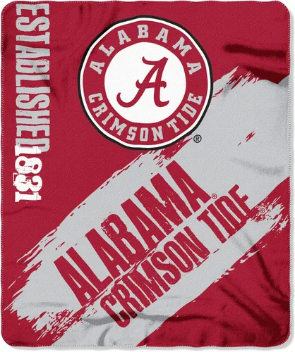 Vista 7 de Northwest NCAA Alabama Crimson Tide - Manta de forro polar unisex para adultos, 50 x 60 pulgadas, campaña