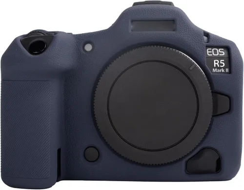 Vista 10 de MUZIRI KINOKOO Funda de silicona compatible con cámara digital Canon EOS R5 Mark II, goma blanda EOS R5 Mark II/EOS R5 II, funda protectora