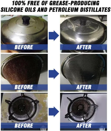 Vista 4 de Spray de burbujas de limpieza multiusos de espuma para cocina, limpiador de grasa de cocina multiusos, espray de limpieza sin enjuague para campana