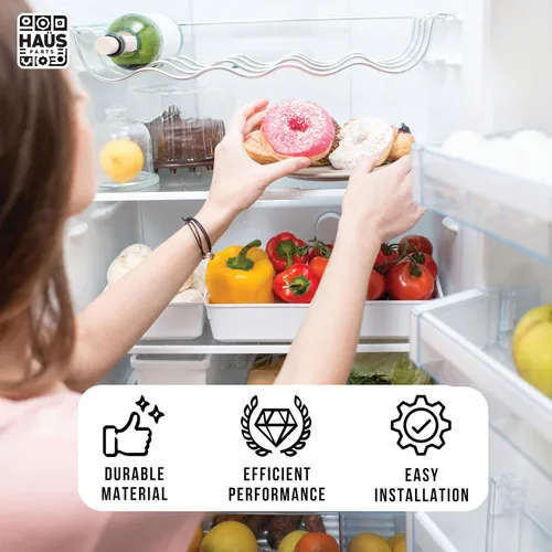 Vista 4 de WR60X10307 WR60X10074 Motor de ventilador evaporador de refrigerador, compatible con GE, Hotpoint reemplaza con motor de ventilador de refrigerador