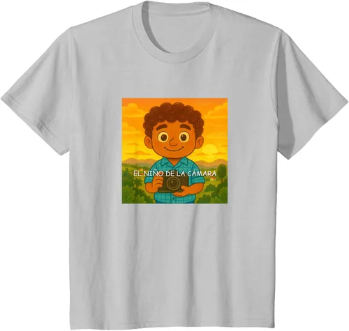 Vista 74 de Camiseta El Niño de la Cámara – Diseño Oficial del Cuento Ilustrado