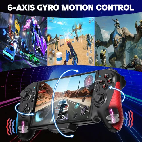 Vista 4 de Switch Controller Compatible for Nintendo SwitchOLED, One-Piece Joypad Controller Replacement for Nintendo Switch pro Controler,Ergonomic Design