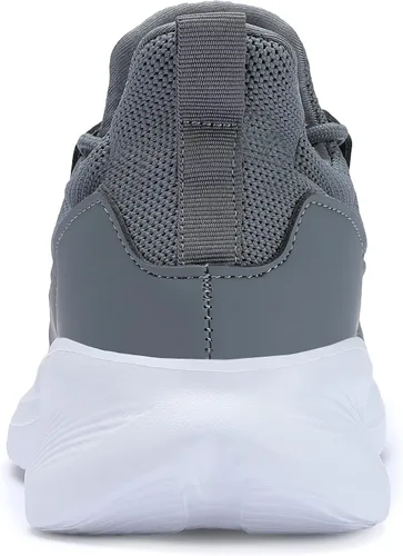 Vista 6 de Casbeam Zapatos de correr para hombre, cómodos, ligeros, transpirables, para caminar, con cordones, de malla, para entrenamiento, zapatos deportivos