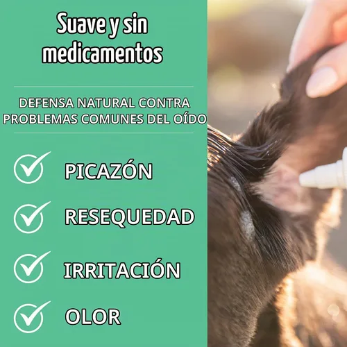 Vista 4 de SKOUT'S HONOR Limpiador de oídos probiótico para perros, 4 oz