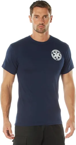 Vista 3 de Rothco T-Shirt EMT, Navy Blue