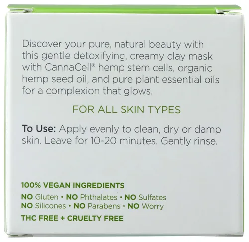 Vista 2 de Andalou Naturals Máscara CannaCell D.Tox, 1.7 onzas