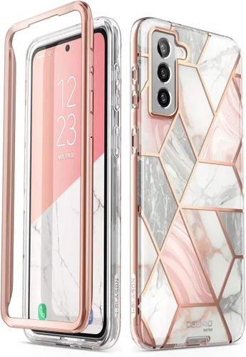 Vista 9 de i-Blason Cosmo Series - Funda para Samsung Galaxy S21 Plus 5G, funda protectora delgada y elegante sin protector de pantalla integrado (meta)