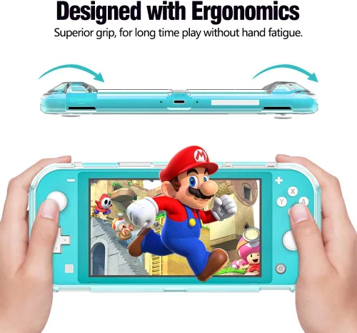 Vista 4 de MoKo - Funda compatible con Nintendo Switch Lite funda protectora de TPU a prueba de golpes duradera y esmerilada para consola Nintendo Switch Lite