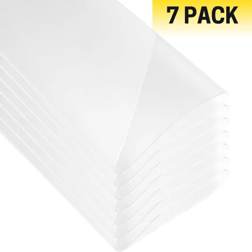 Vista 2 de Aurya 7 piezas de protectores de vinilo para chequera para juegos de cheques duplicados