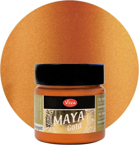 Vista 13 de Viva Decor Maya Gold (verde manzana) 1.52 onzas líquidas - Pintura acrílica metálica brillante para trabajos creativos en madera, vidrio