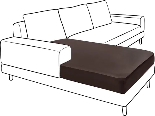 Vista 67 de Yates Home Funda de cojín de piel sintética para sofá, impermeable, elástica, para asiento de caravana, sofá biplaza, protector de muebles, funda