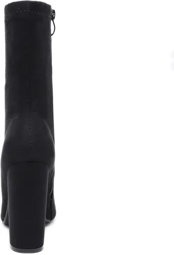 Vista 3 de STUPMARY Womens Boots Chunky Heels Pointed Toe Ankle Bootie High Heeled Winter Boots