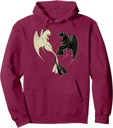 Vista 13 de Cómo entrenar a tu dragón 3 Hidden World Lightfury Toothless Sudadera con capucha