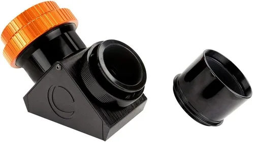Vista 3 de Celestron 93573 Dielectric Star Diagonal 2" con bloqueo giratorio y ocular 93433 Luminos 0.748 in (plata/negro)