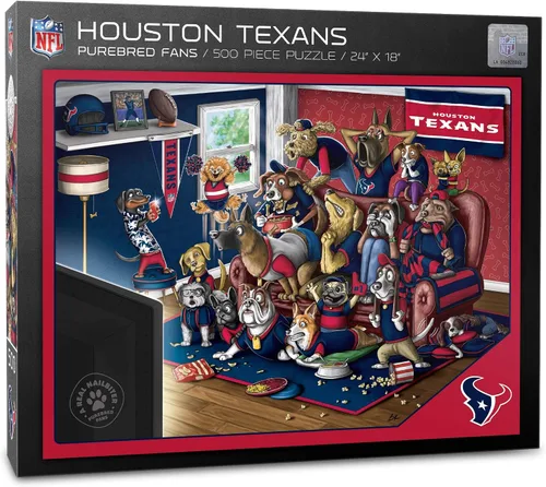 Vista 5 de YouTheFan NFL Purebred Fans - Rompecabezas de 500 piezas, un verdadero clavador