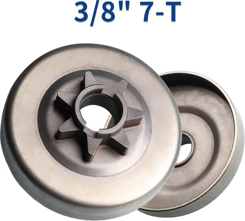 Vista 6 de Embrague de piñón 0 .375 7T para Husqvarna 455, 455 Rancher, 460, 460 Motosierra Rancher 537110503 y 537291604